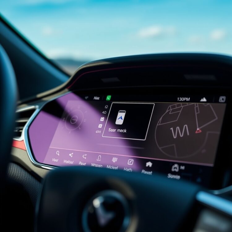 A close-up of the Corsa VXR's dashboard highlighting its infotainment system and technology features.