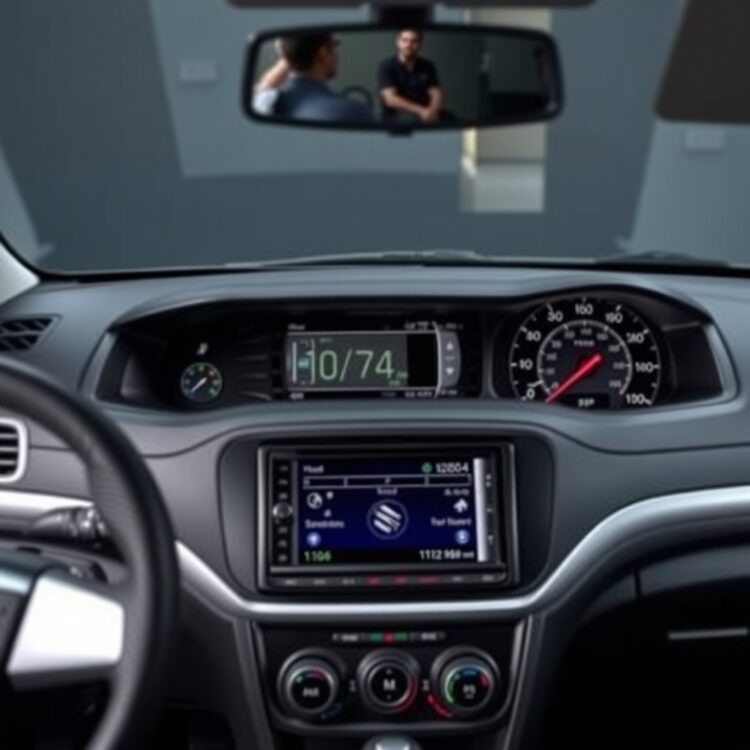 A high-tech dashboard of the Suzuki Wagon R VXL, focusing on the infotainment system and instrumentation panel.