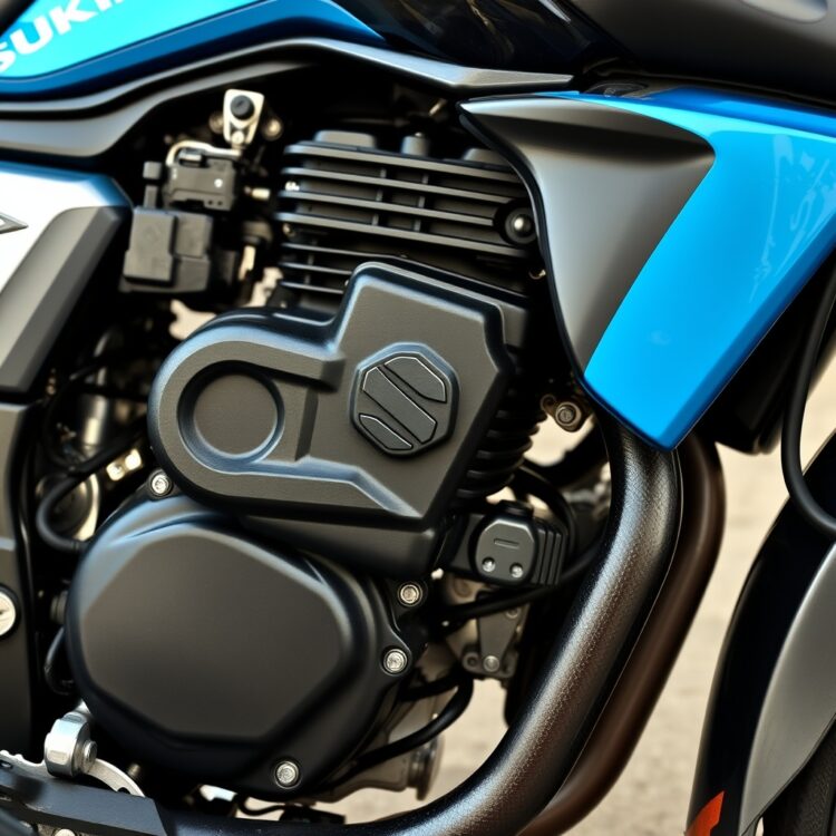 Close-up of a Suzuki Cultus engine with a focus on its design and technology, highlighting the key features that set it apart.