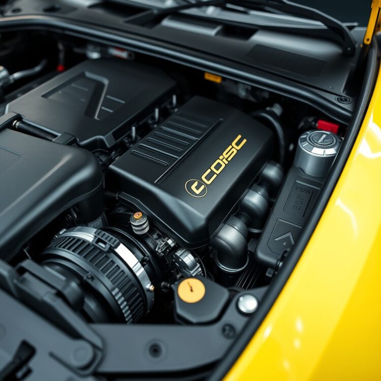 A detailed close-up of the Corsa VXR's engine bay, highlighting the engineering and technology that powers its performance.