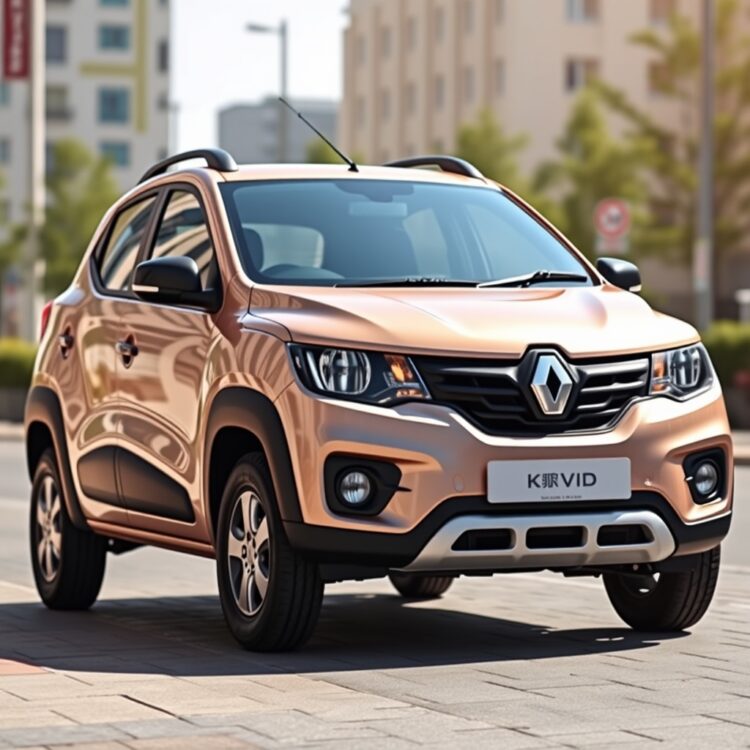 A sleek Renault Kwid parked in an urban setting, showcasing its compact and stylish design under daylight, with a focus on its modern features and beginner-friendly appeal.