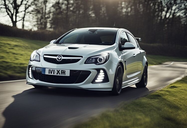 A Vauxhall VXR accelerates from 0 to 60 mph, emitting exhaust fumes while demonstrating fuel efficiency